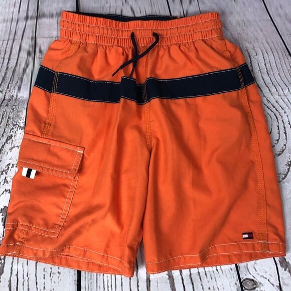 TOMMY Hilfiger MAGIC PRINT Changes in Water Swim Shorts Trunks Floral Size 5 Boy - Picture 3 of 7